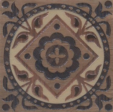 Керамическая вставка 15x15x0,8 Фратте бежевый лаппатированный обрезной