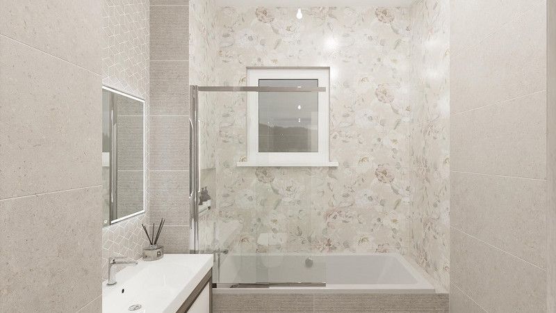 Совмещенный санузел Риккарди серый