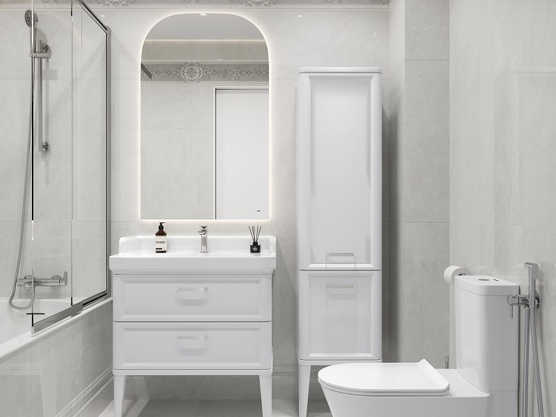 Ванная комната Монте Тиберио Серый