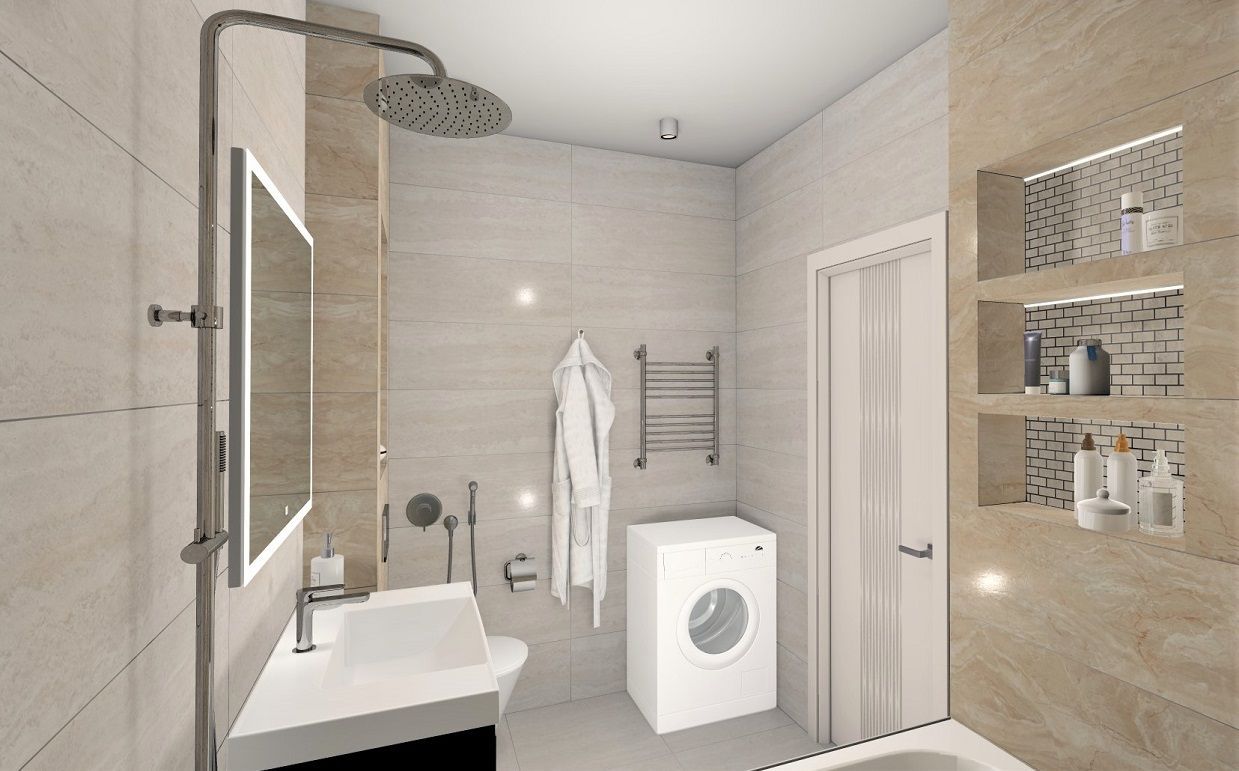 Совмещенный санузел Эвора