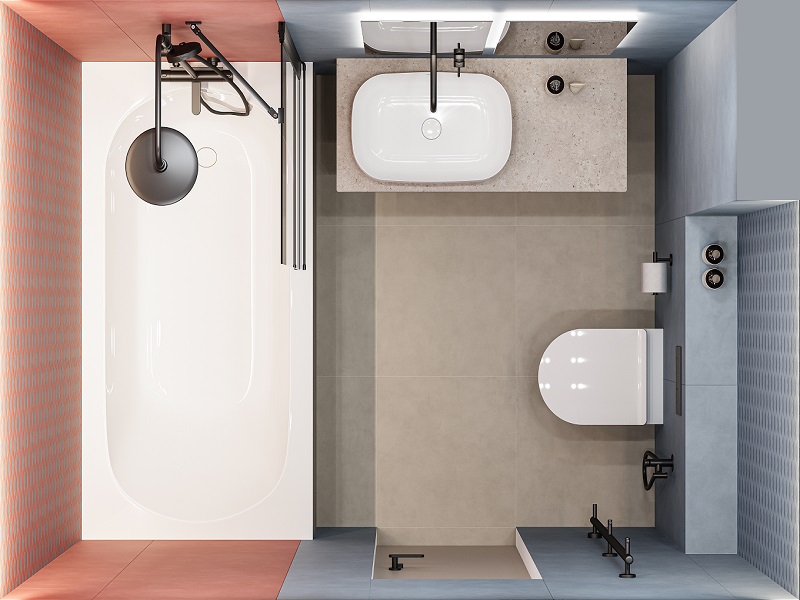 Ванная комната Таделакт / Про Чементо