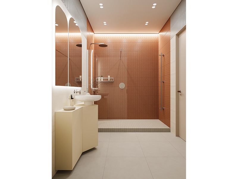 Ванная комната с душевой Медина / Карму / Про Чементо