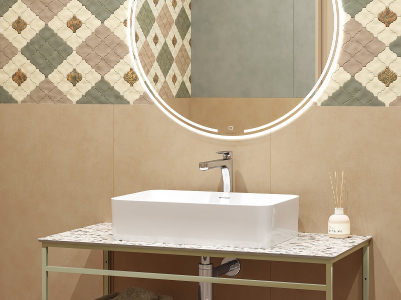 Ванная комната с душевой Арабески Марокко