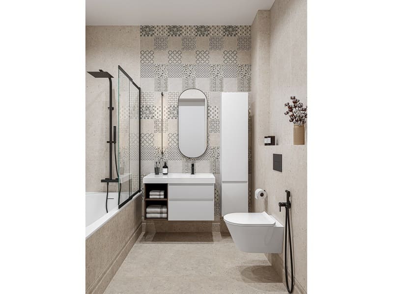 Ванная комната Риккарди бежевый