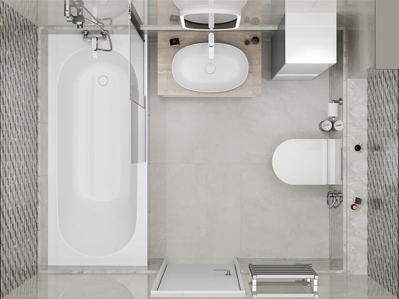 Совмещенная ванная комната Риальто