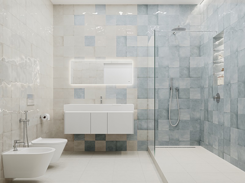 Ванная комната с душевой Адриатика