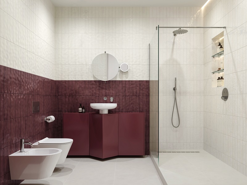 Ванная комната с душевой Мажорель / Про Чементо