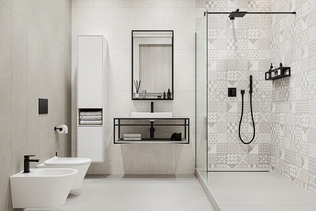 Совмещенный санузел Онда светло-серый