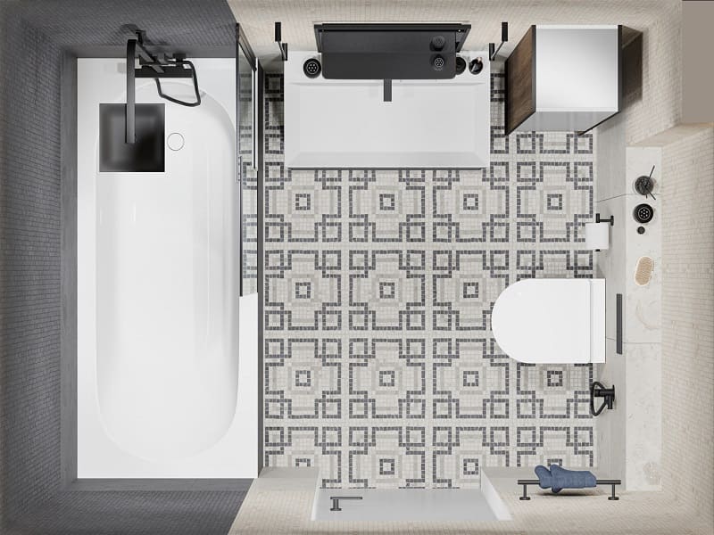 Ванная комната Про Лаймстоун Спакко