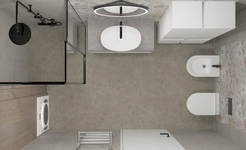 Совмещенный санузел Риккарди