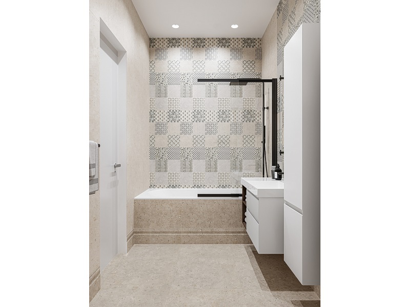 Ванная комната Риккарди бежевый