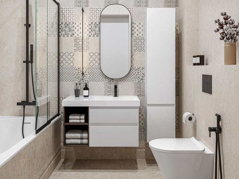 Ванная комната Риккарди бежевый