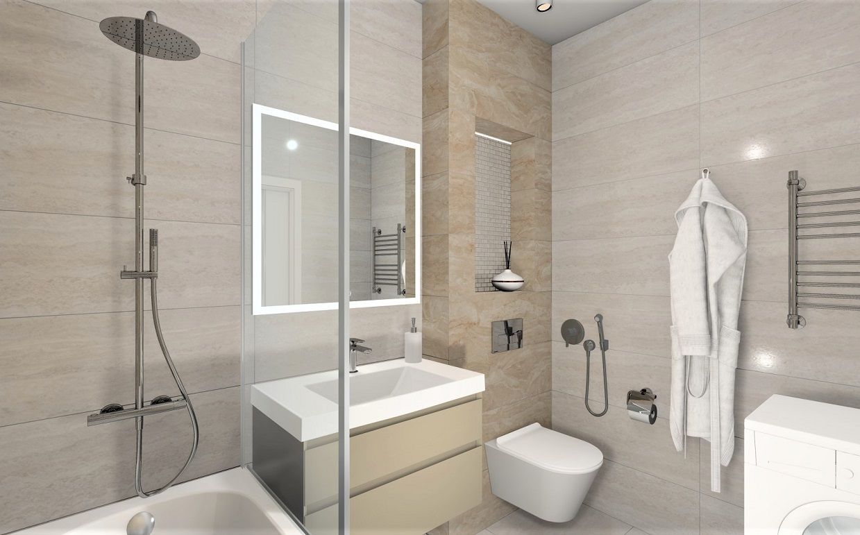 Совмещенный санузел Эвора