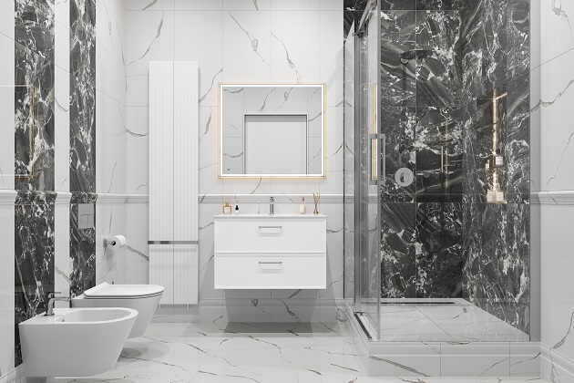 Ванная комната с душевой Риальто