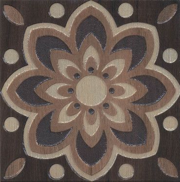 Керамическая вставка 15x15x0,8 Фратте бежевый лаппатированный обрезной