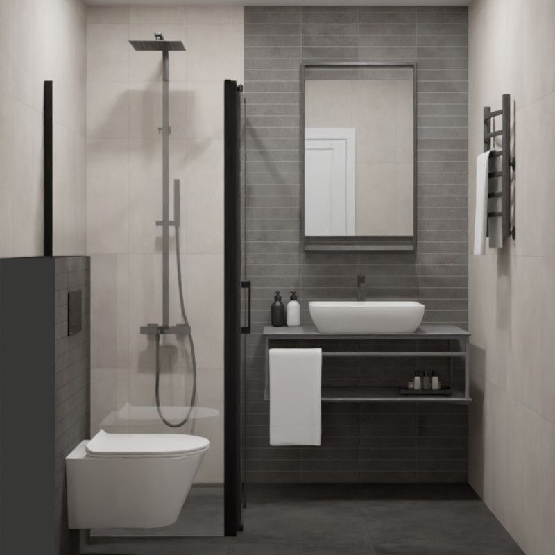 Ванная комната Мирабо серый