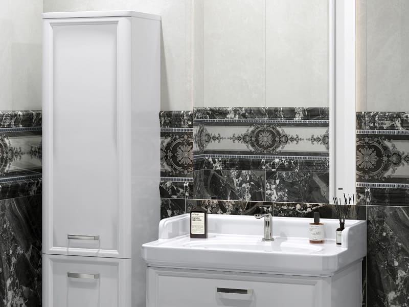 Ванная комната с душевой Монте&nbsp;Тиберио