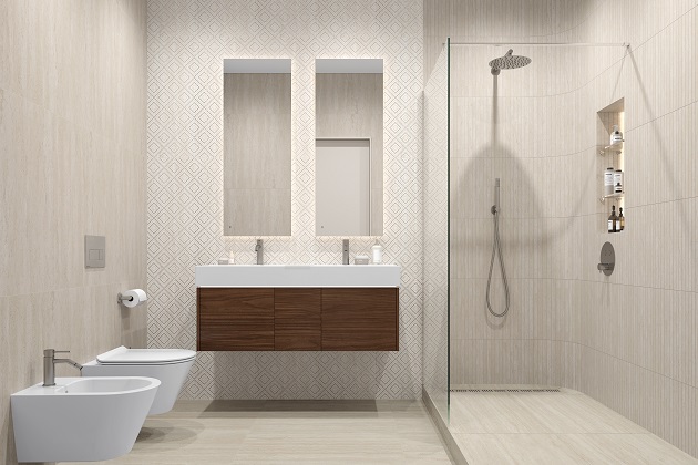 Ванная комната Сан-Марко с душевой зоной