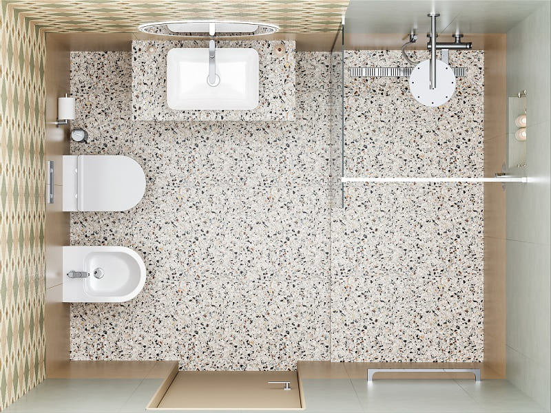 Ванная комната с душевой Арабески Марокко