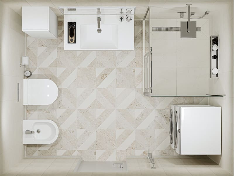 Совмещенный санузел Карму / Про Лаймстоун