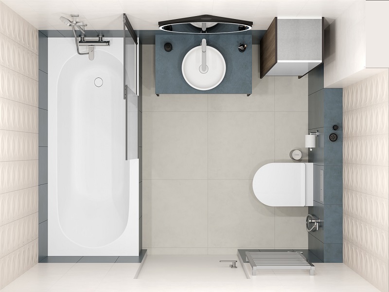 Ванная комната Про Чементо / Аква Альта