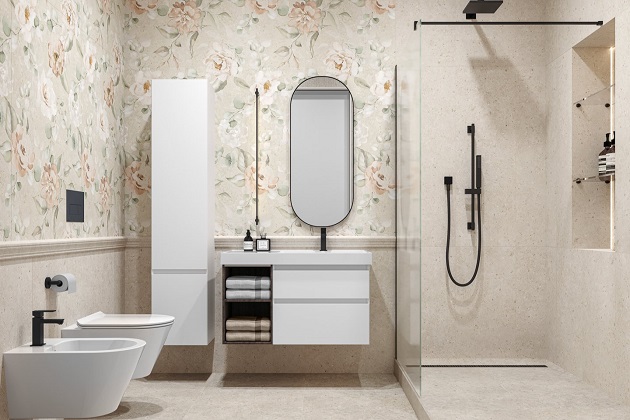 Совмещенный санузел Риккарди бежевый