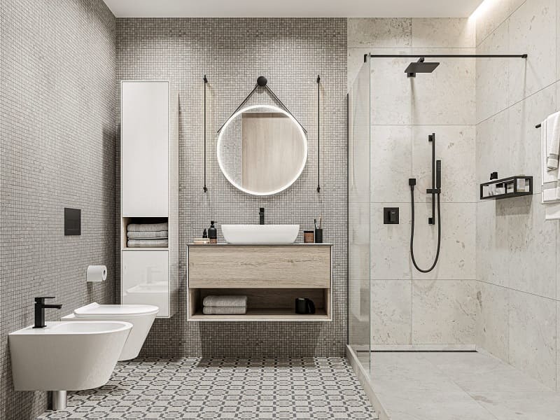 Совмещенный санузел Про Лаймстоун Спакко