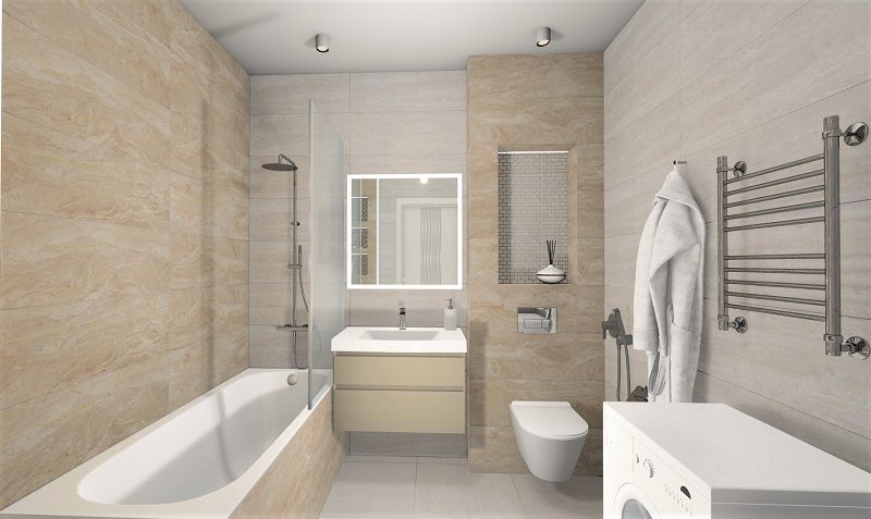 Совмещенный санузел Эвора