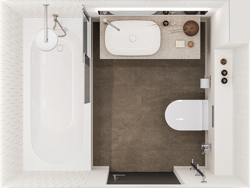 Ванная комната Беллони / Про Чементо