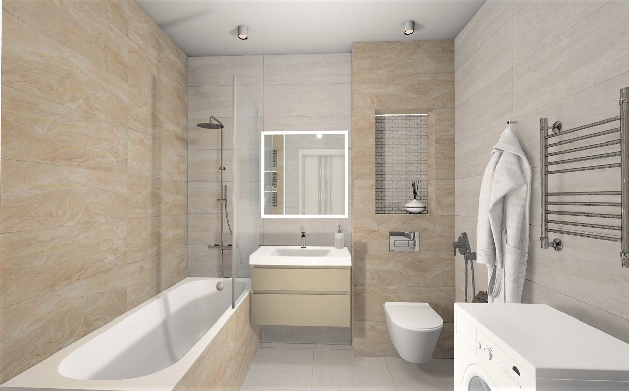 Совмещенный санузел Эвора