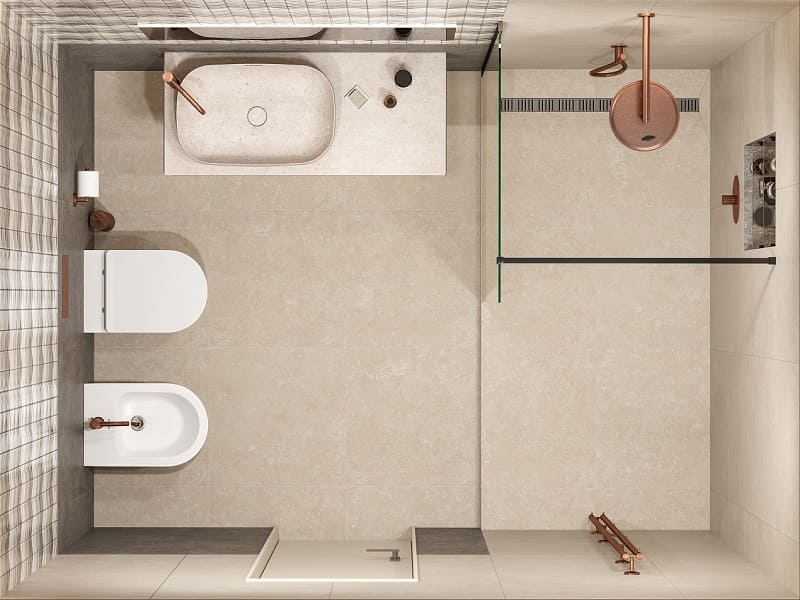 Ванная комната с душевой Риад / Касабланка