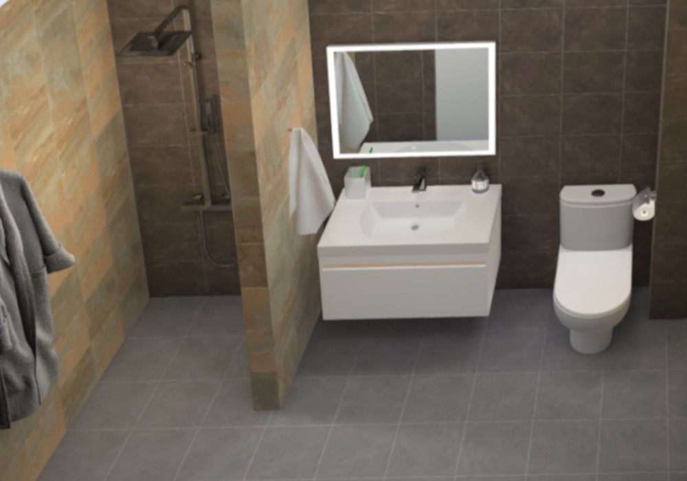 Совмещенный санузел Сланец / Урбан