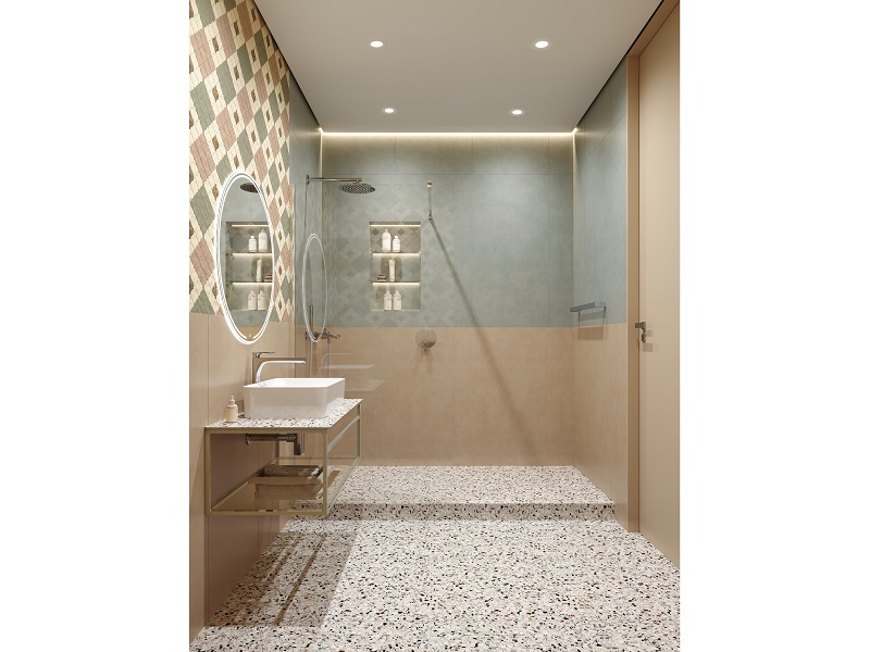 Ванная комната с душевой Арабески Марокко