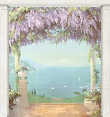 Панно Лаурито матовый (из 24 ч. разм. 25х40) 160х150x0,8