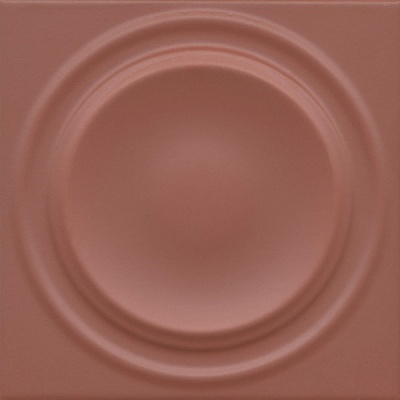 Декор Аква Альта 2 красный матовый структура 20x20x0,95