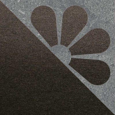 Декор Матрикс серый тёмный 20x20x0,8