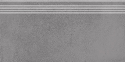 Ступень Мирабо серый обрезной 30x60x0,9