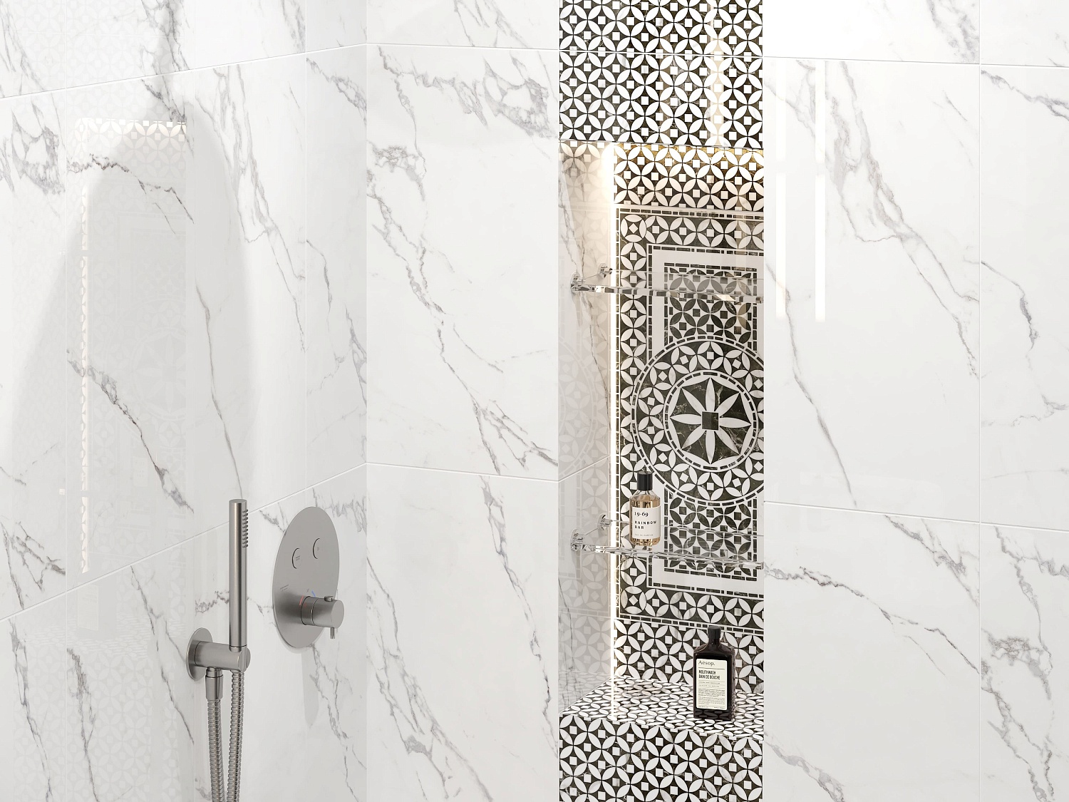 Ванная комната с душевой Коррер