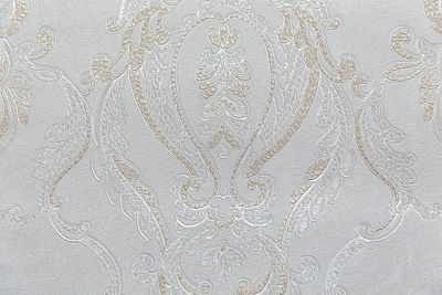 Обои виниловые на флизелиновой основе Ориент мотив, серый светлый