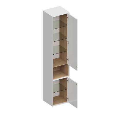 Пенал Plaza Modern/Плаза Модерн подвесной 170, белый глянцевый Пенал Plaza Modern/Плаза Модерн подвесной 170, белый глянцевый
