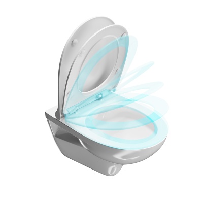 Сиденье XPro/Икс-Про ультратонкое c микролифтом, белый