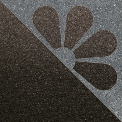 Декор Матрикс серый тёмный 20x20x0,8