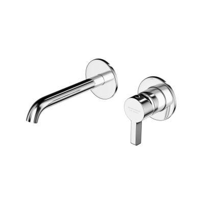 Смеситель для раковины Linea/Линеа однорычажный, настенный c внутр.частью, хром