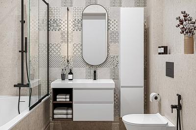 Ванная комната Риккарди бежевый