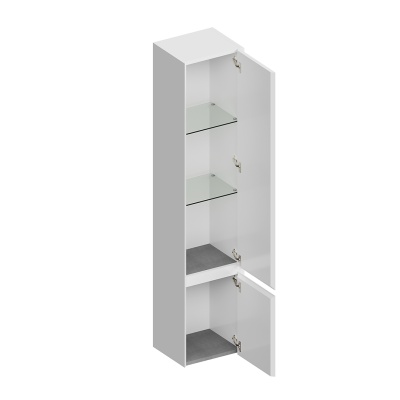 Пенал Cubo/Кубо подвесной правый 165, белый матовый Пенал Cubo/Кубо подвесной правый 165, белый матовый