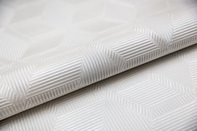 Обои виниловые Геометрия мотив, белый