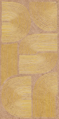 Декор Руссильон оранжевый светлый матовый обрезной 30x60x0,9