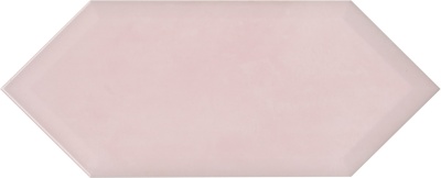 Фурнаш грань розовый светлый глянцевый 14x34x0,92