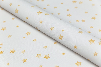 Обои виниловые на флизелиновой основе Уик-энд мотив, бежево-жёлтый звезды