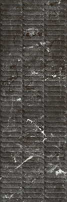 Тубкаль чёрный глянцевый структура обрезной 30x89,5x1,05